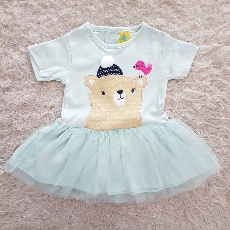 baju bayi bear tutu