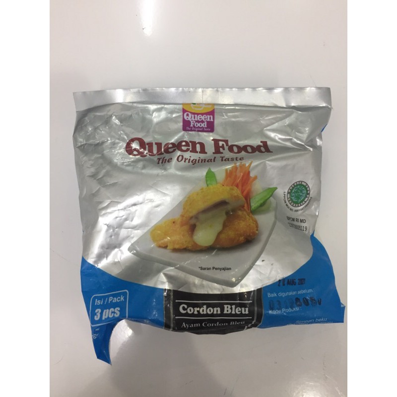 

Chicken Cordon Bleu Queen Food 3pcs 340gr