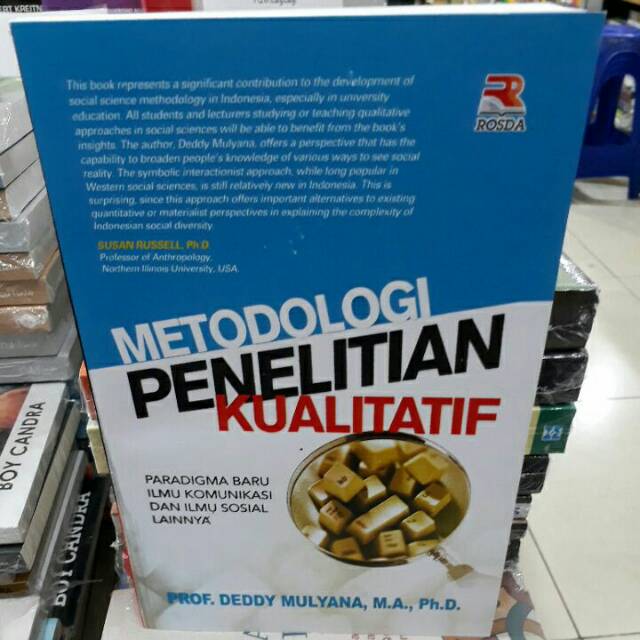 Buku Metodologi Penelitian Kualitatif Deddy Mulyana Shopee Indonesia