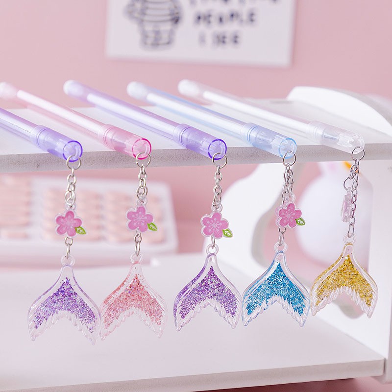 MURMURE.ID | PART 1 PULPEN GEL GANTUNGAN LUCU KARAKTER DENGAN SEQUIN GLITTER BOLPOIN LUCU UNIK PN087-8