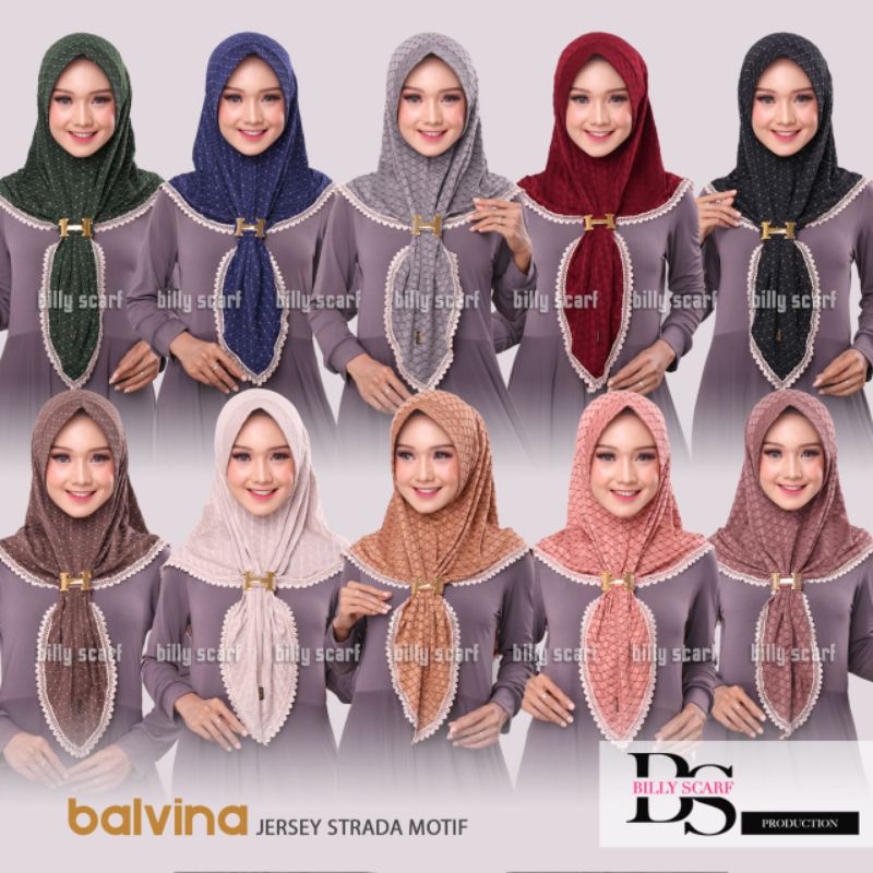 HIJAB KHIMAR BALVINA ORI BILLY SCRAF