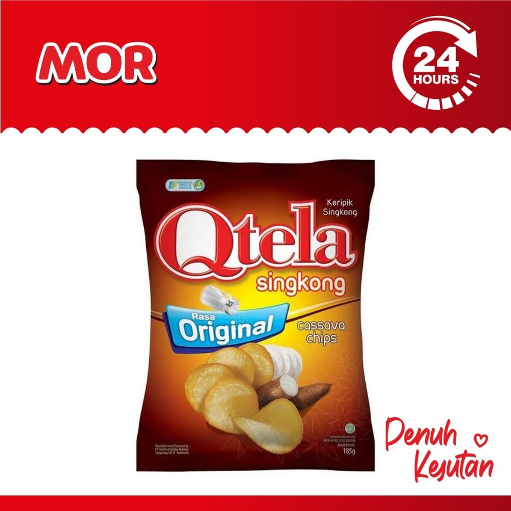 

QTELA Original Keripik Singkong Asin 180 gr