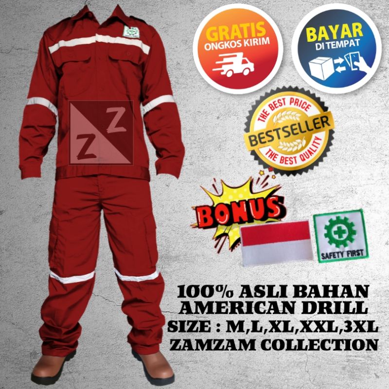 BAJU &amp; CELANA SAFETY KATELPAK WERPAK KEMEJA SERAGAM SAFETY KERJA TEHNIK LAPANGAN BAJU SAFETY LENGAN PANJANG BAJU SAFETY K3 BAJU SAFETY PROYEK BAJU SAFETY TAMBANG BAJU SAFETY KEREN BAJU SAFETY WELDER BAJU SAFETY MEKANIK