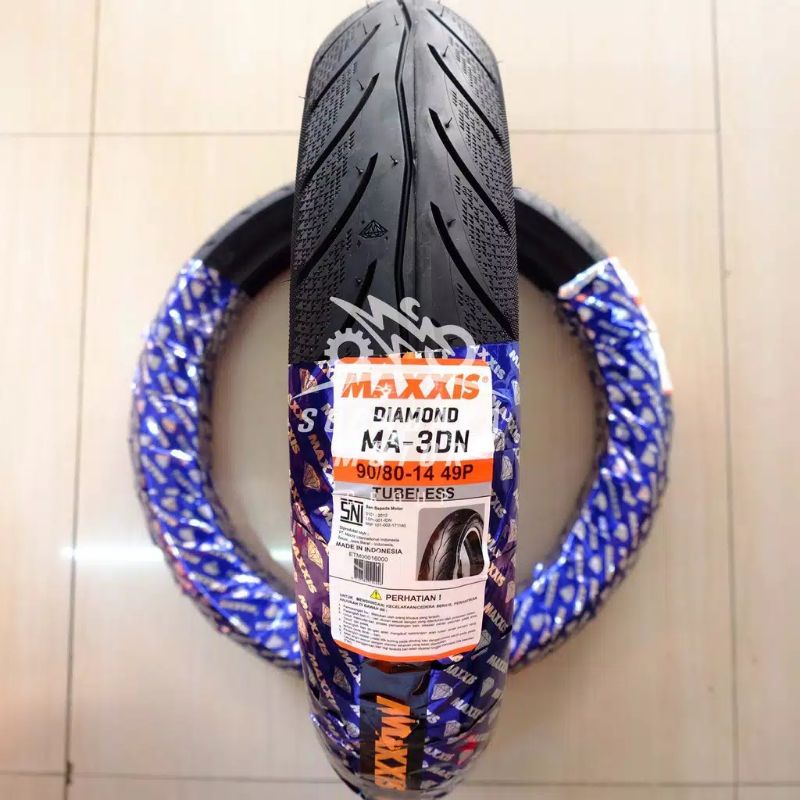 Ban Tubeless Maxxis 90/80-14 Diamond MA-3DN Matic