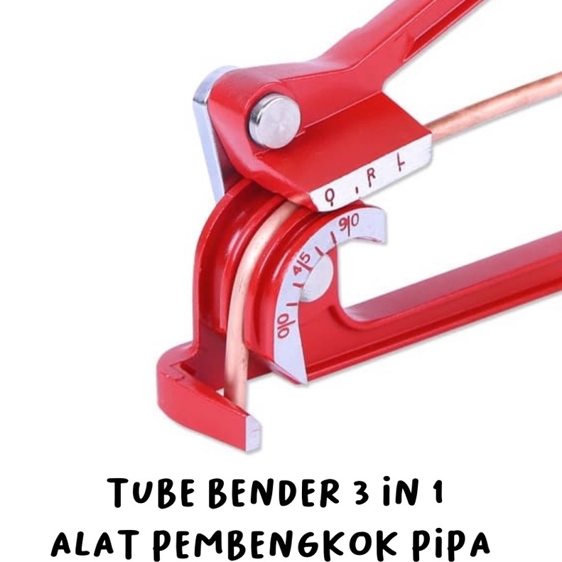 alat pembengkok pipa / tube bender 3 in 1 membengkokkan pipa berdiameter 6/8/10mm (1/4&quot;, 5/16&quot;, 3/8&quot;)