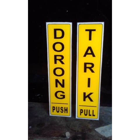 

dorong tarik dari akrilik