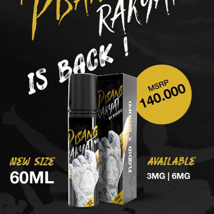 Pisang Rakyat 60ML by @Bimopd x Foom x Flooid - Authentic