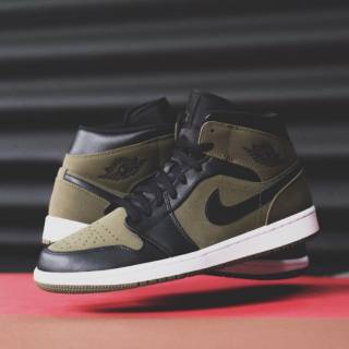 air jordan 1 mid olive womens