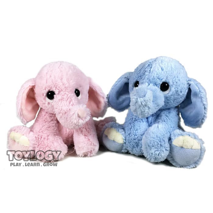 stuffed blue elephant for baby