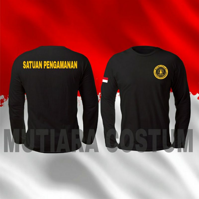 Kaos Baju Satuan Pengamanan Tangan Panjang
