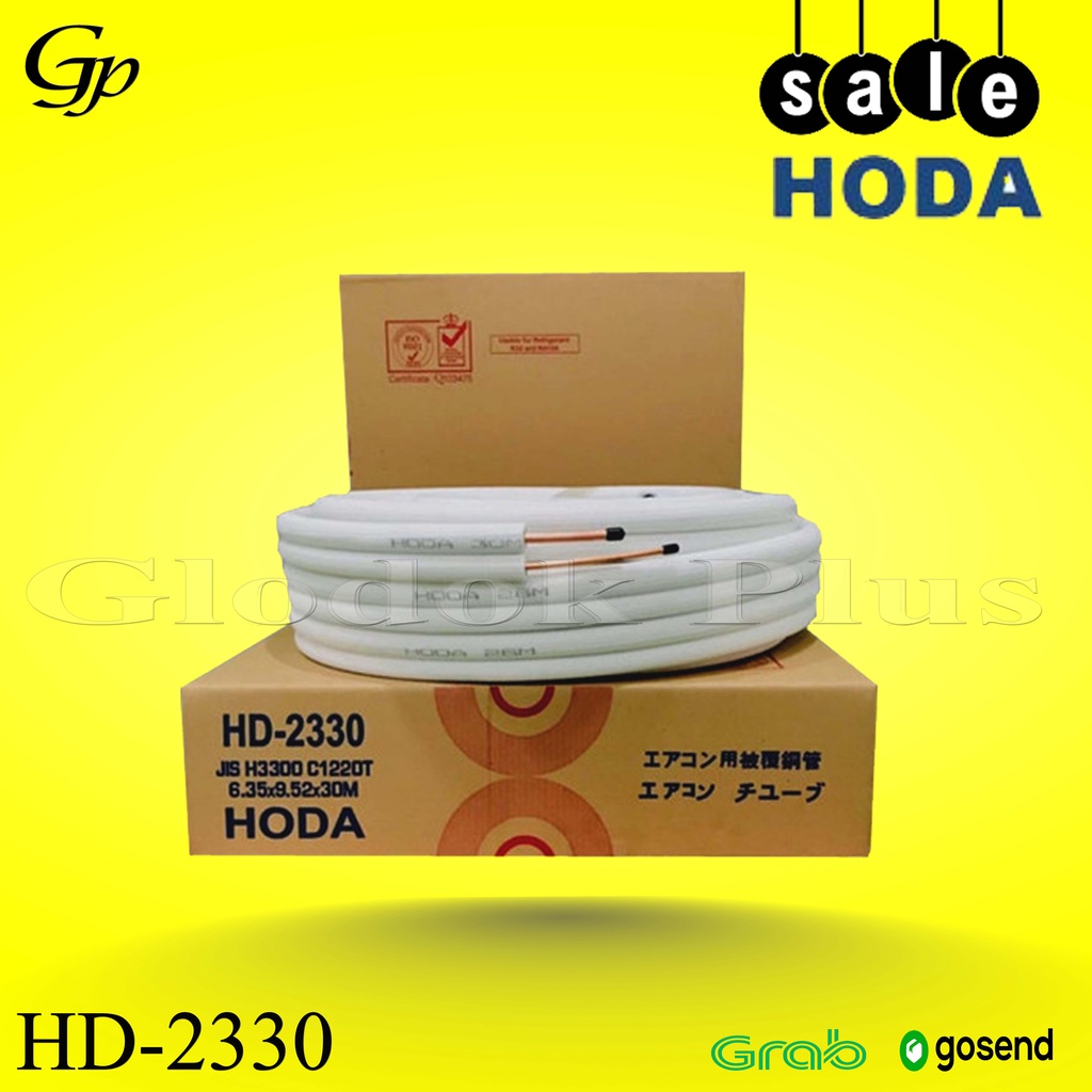 Pipa HODA ac 1/2pk 3/4pk 1pk HD-2330 0,5pk 0.5pk Ukuran 1/4 x 3/8 hd2330 r32 r410 r22 0,5 0.5 1/2 3/4 1 pk