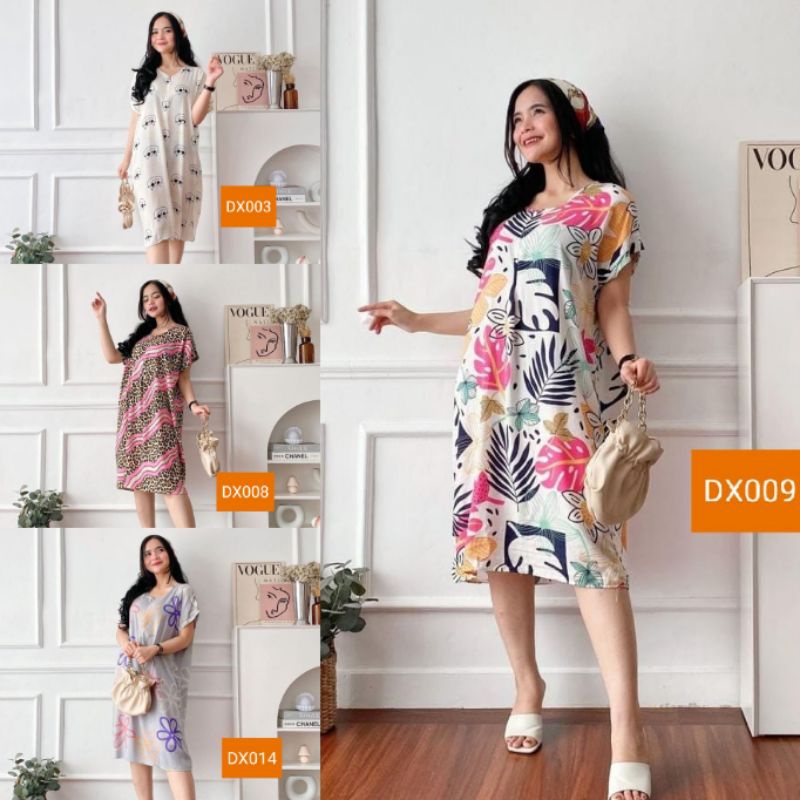 Daster Pendek/ daster busui / daster arab bali / bahan rayon / home dress rayon / homey dress bunga