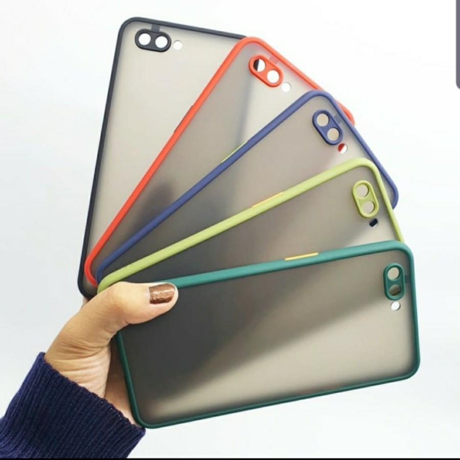Oppo A1K  C2 Oppo A3S Case Dove Matte Mychoice Slim Case Fuze Macaron