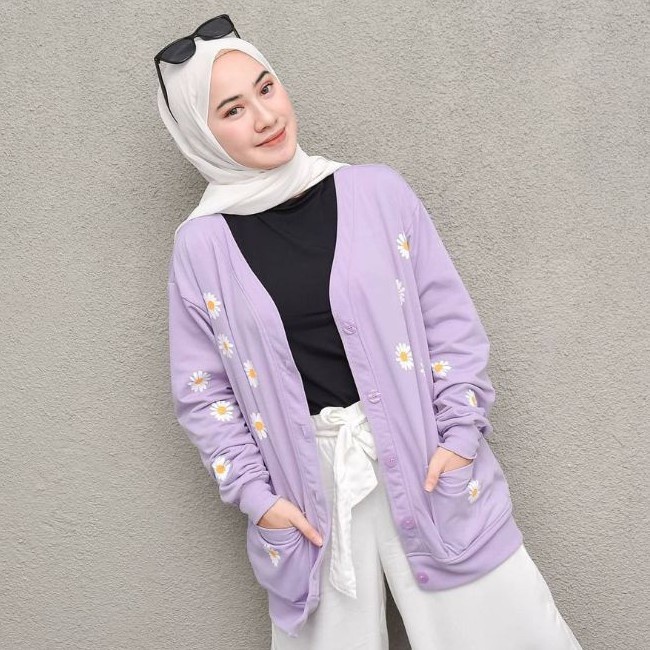 Outher Little Daisy | Basic Style | Pakaian Wanita | Bahan Fleece | Allsize