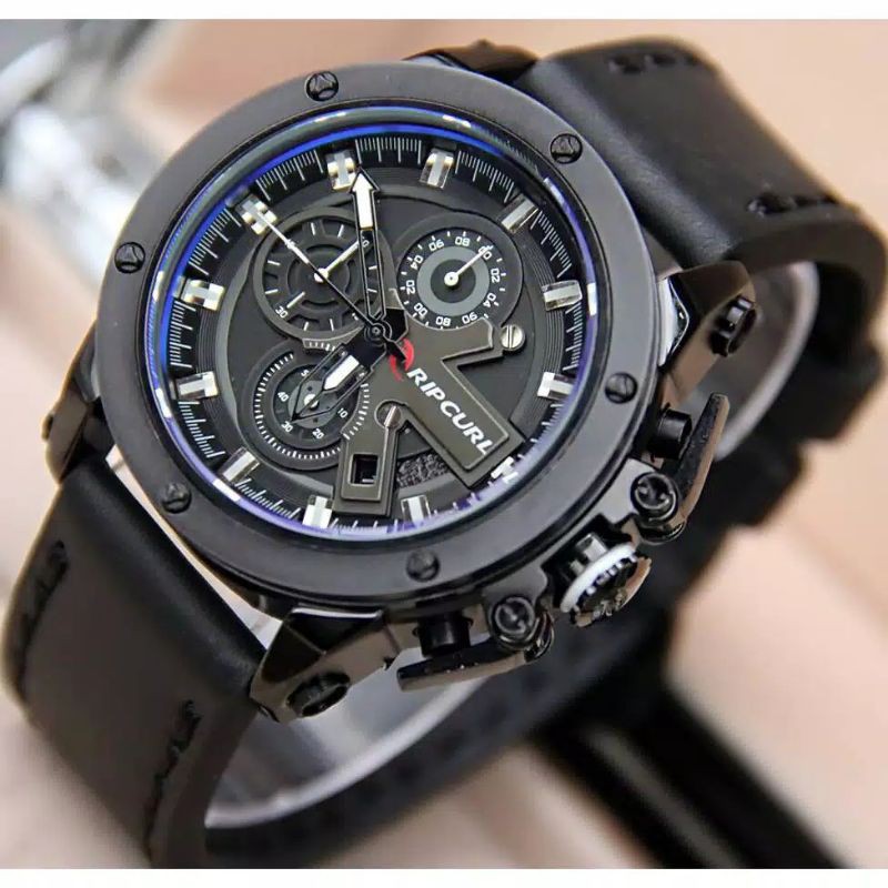 Ripcurl Crono Aktif Jam Tangan Kulit