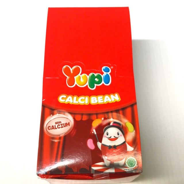 

Yupi Calci Bean 1 Pak Box 12 Pcs - Permen 1000 Jelly Murah Dus