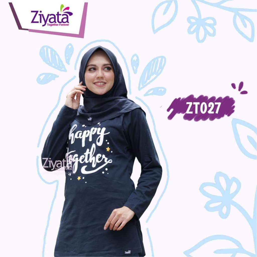 BEST SELLER ZT027 FULLSTOK Butik Hida Family Kaos Ziyata ZT027 Baju