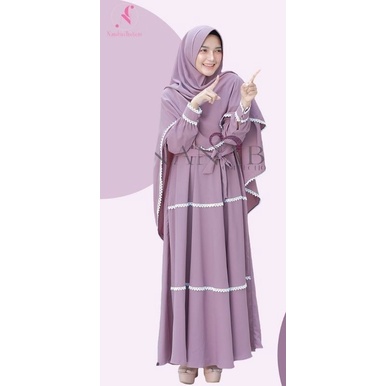 Gamis Nanabi/Preloved Set Gamis Murah setengah harga