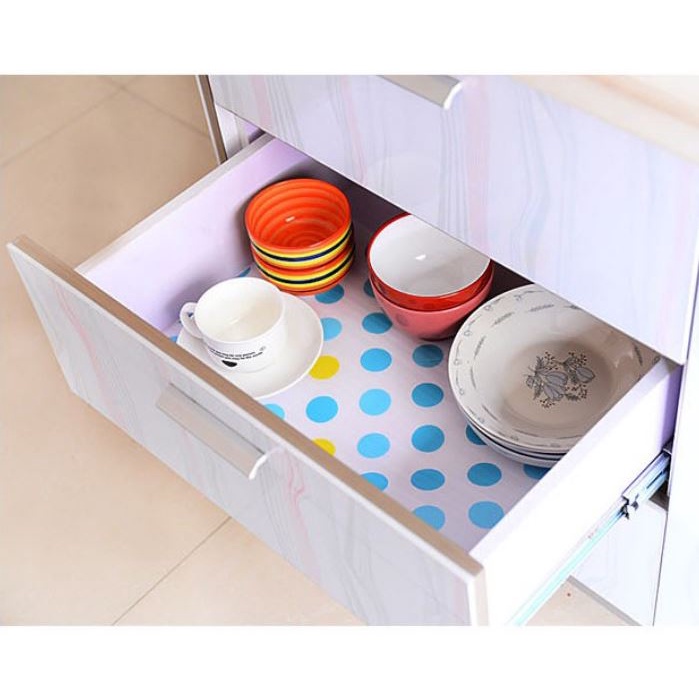 (NCS) ALAS Sebaguna 3M 3 Meter Untuk Alas Lemari Laci taplak Tatakan Meja 30CMX300CM