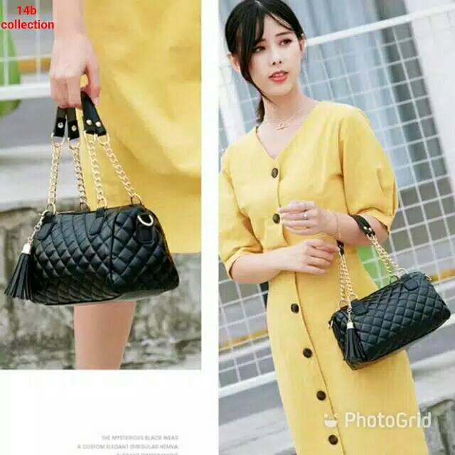 HANDBAG-SHOULDER BAG-TAS WANITA HANDBAG-SELEMPANG RANTAI-TAS KOTAK