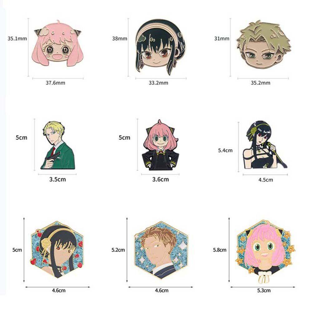 Lanfy Anime Gantungan Kunci Lucu Unisex Perhiasan Aksesoris SPY FAMILY Joel Menjuntai Anting