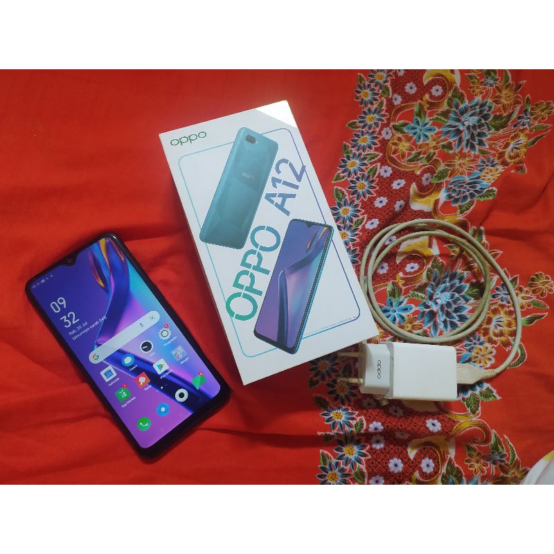 Oppo A12 second Fulset ram 3/32