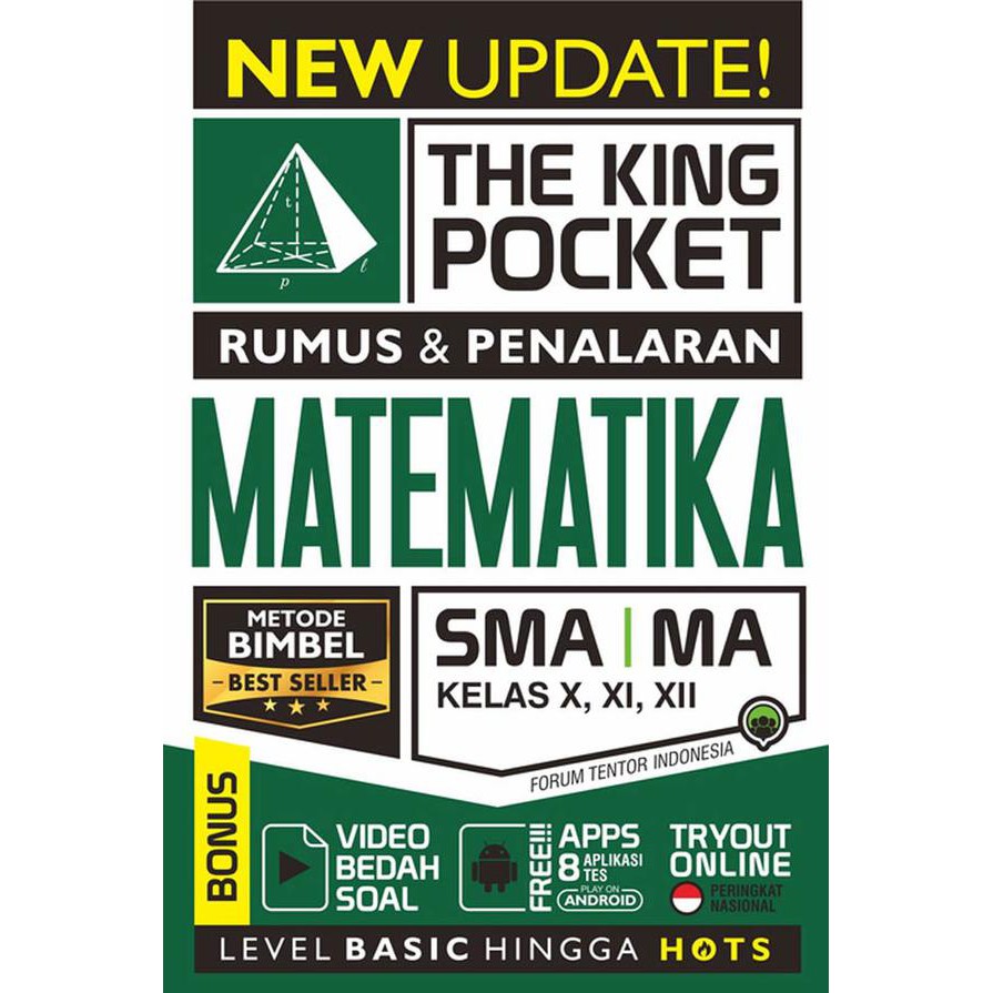 New Update The King Pocket Rumus Penalaran Matematika Sma Ma X