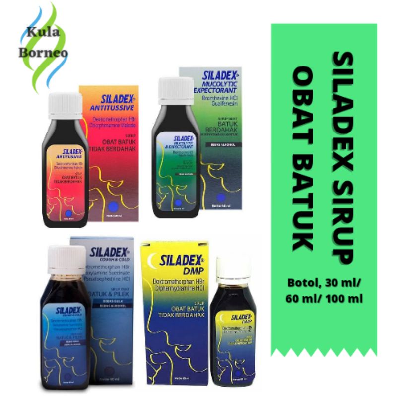 Siladex Sirup Obat Batuk Ekspektoran, Antitusive, Batuk & Flu, DMP