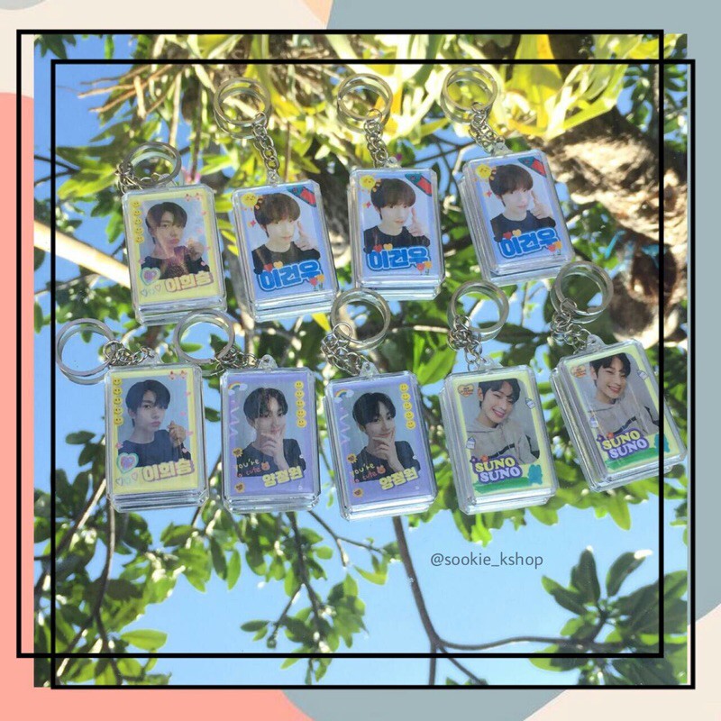 [ILAND] ENHYPEN CLEAR KEYRING GANTUNGAN KUNCI LIMITED STOCK