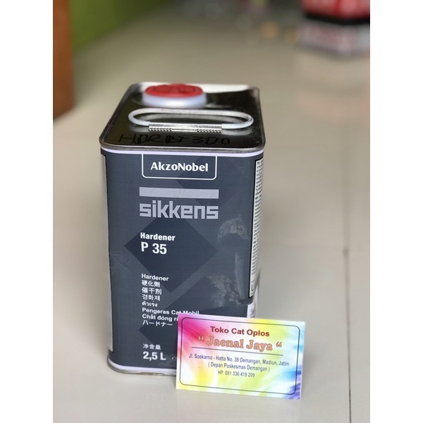 Hardener Sikkens P35 (Keluar Jawa tidak bisa pakai JNT kecuali pulau Bali)