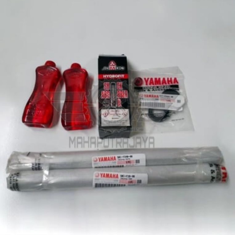 AS  SHOCKBREAKER DEPAN SET + OIL SHOCK + SEAL SHOCK SET YAMAHA JUPITER MX NEW KODE: 50C-F3110-00