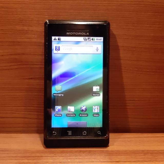 HP Handphone Motorola Milestone Slide Langka Android IMEI Tembus Jadul Jadoel Legendaris Mulus