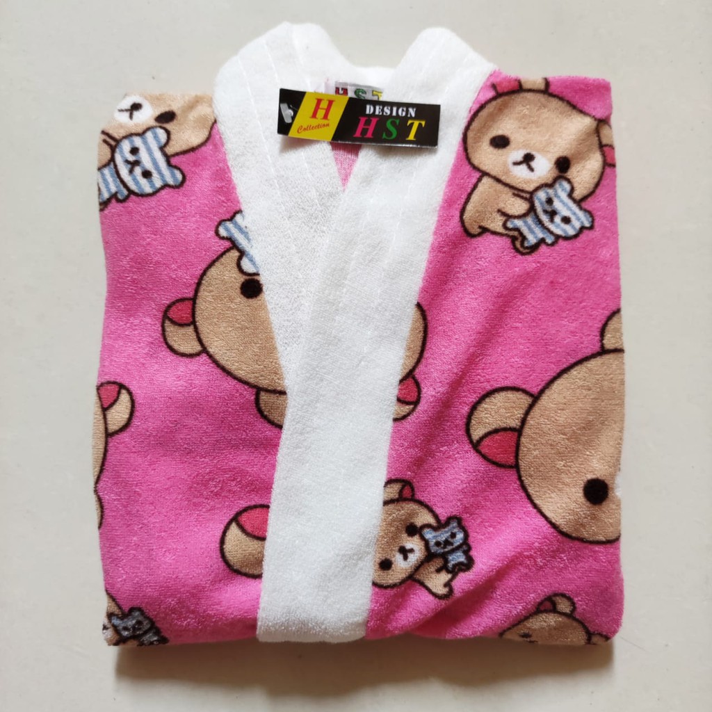 LIMITED Edition !!! Kimono Handuk Anak HST RILAKuma (2 tahun-15 Tahun)