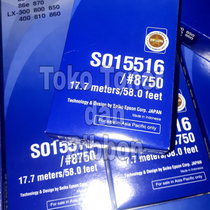 

s40dhts Ribbon Pita Catridge Epson Lx300+Ii/Lx300 - Hitam E57Dtgfe