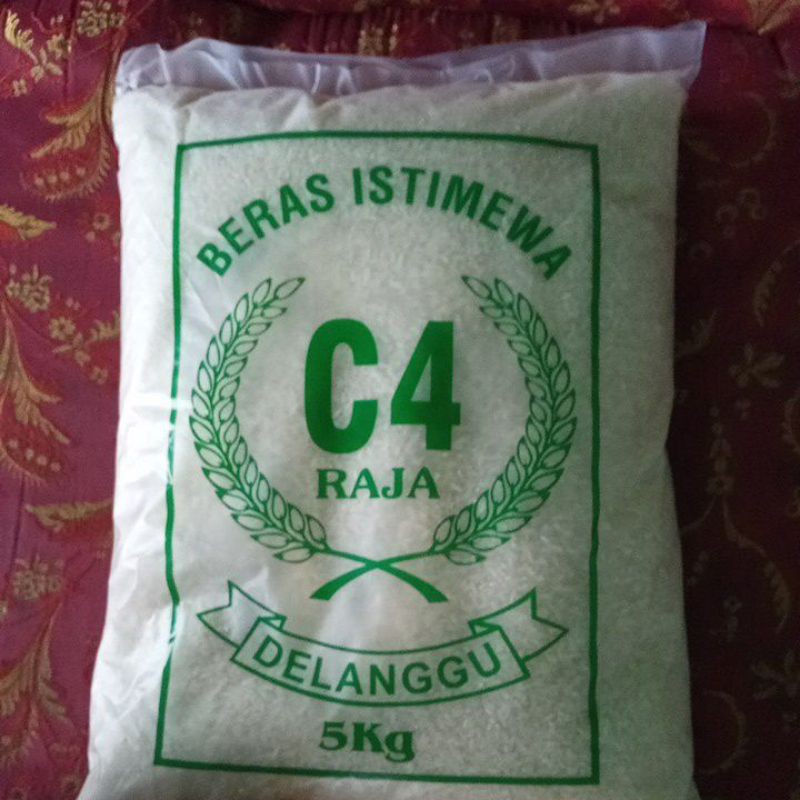 

beras istimewa c4 raja Delanggu 5kg murah