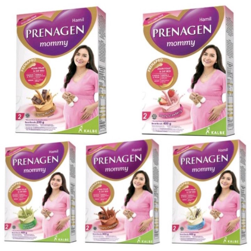 Prenagen Mommy Vanilla / Cokelat / Strawberry 200gr - Susu Ibu Hamil