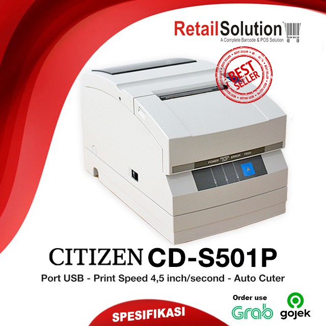 Printer DotMatrix Kasir POS - Citizen CD-S501P / CDS501P / CD-S501 P