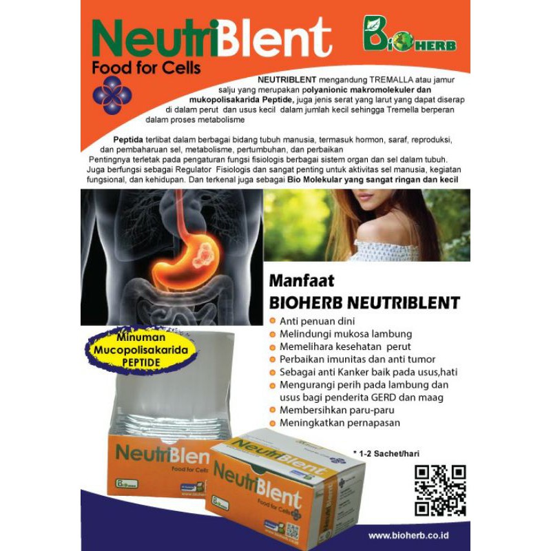 

NeutriBlent by Bioherb Minuman Mucopolisacarida Peptide