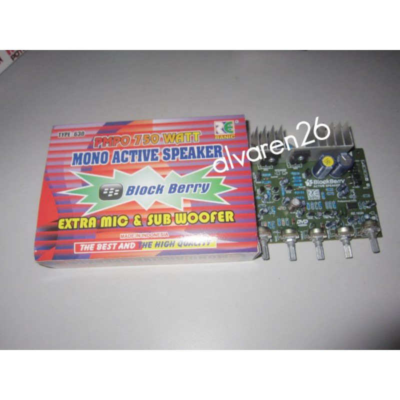 Kit Power Amplifier Speaker Aktif Mono 750W PMPO