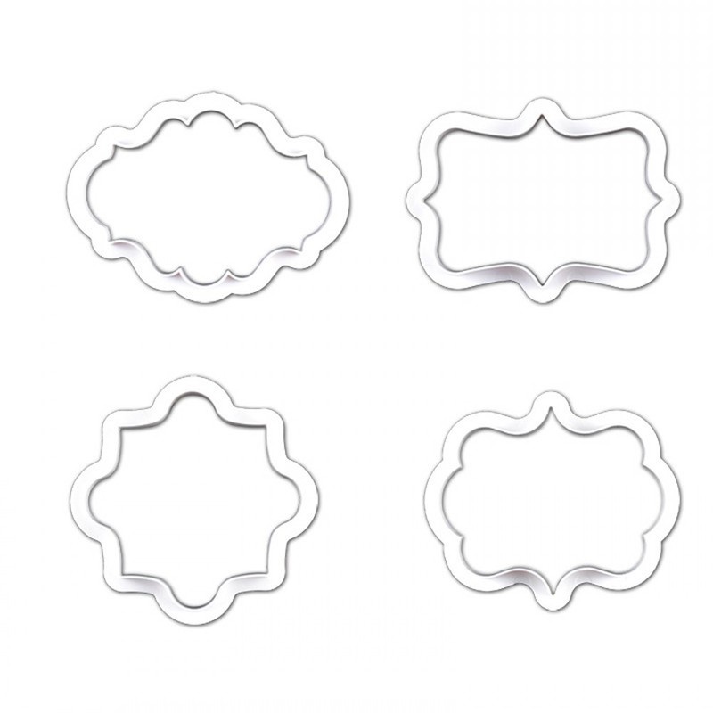 4Pcs/Set Creative Cookie Cutter/Fondant Mould/Candy Biscuit  Molds for DIY Baking Cake Decorating