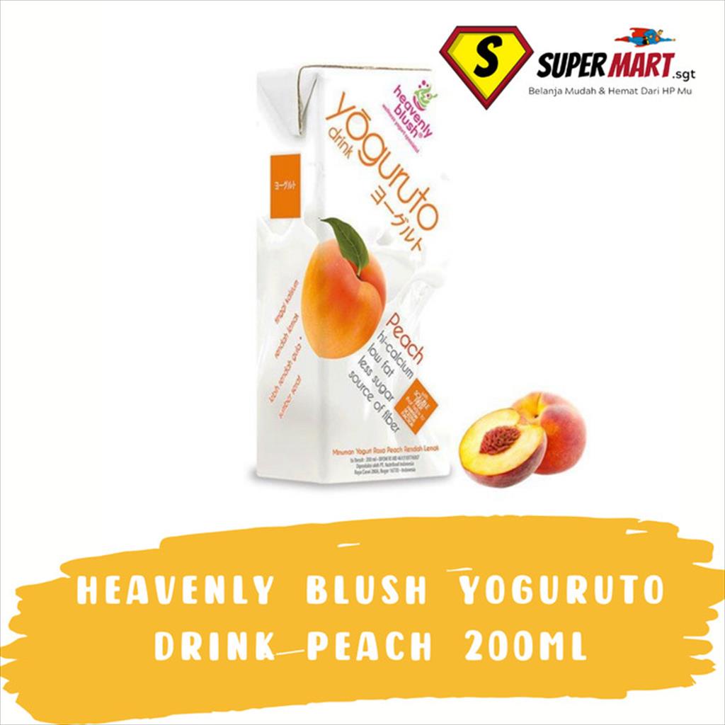 

HEAVENLY BLUSH YOGURUTO DRINK PEACH 200ML