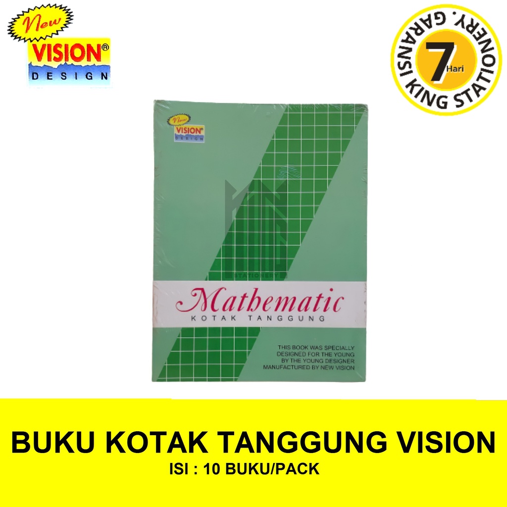 

BUKU KOTAK TANGGUNG / BUKU MATEMATIKA 38 LEMBAR VISION
