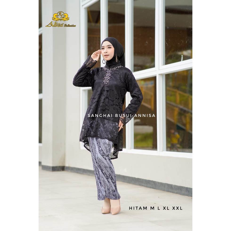 Kebaya Sanghai Busui Anisa / Kebaya Brukat Wisuda Modern / Kebaya Busui / Kebaya Cantik / Kebaya Lamaran / Kebaya Kondangan / Kebaya Modern