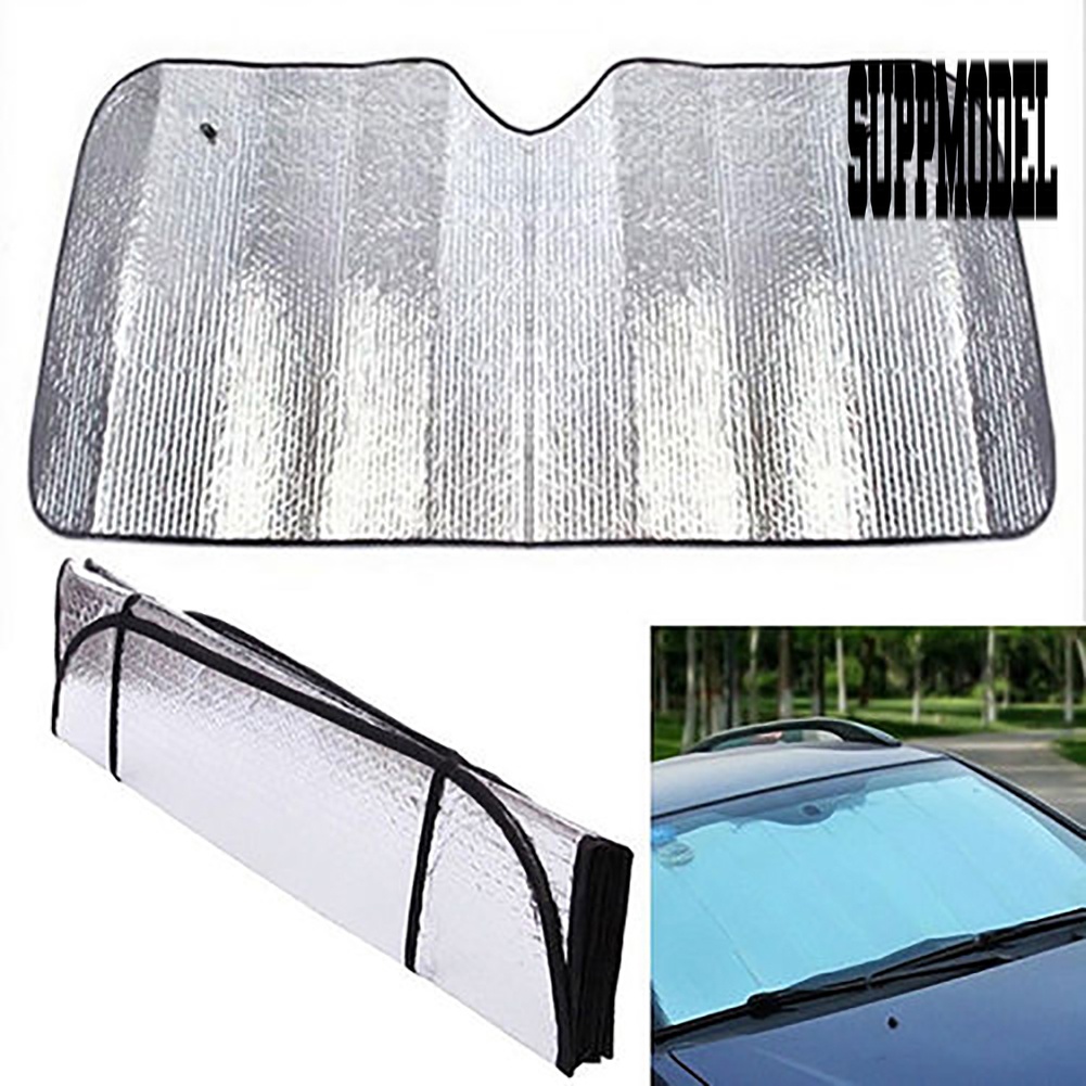 Cover Pelindung Kaca Depan Mobil Anti UV Bahan Aluminum Foil