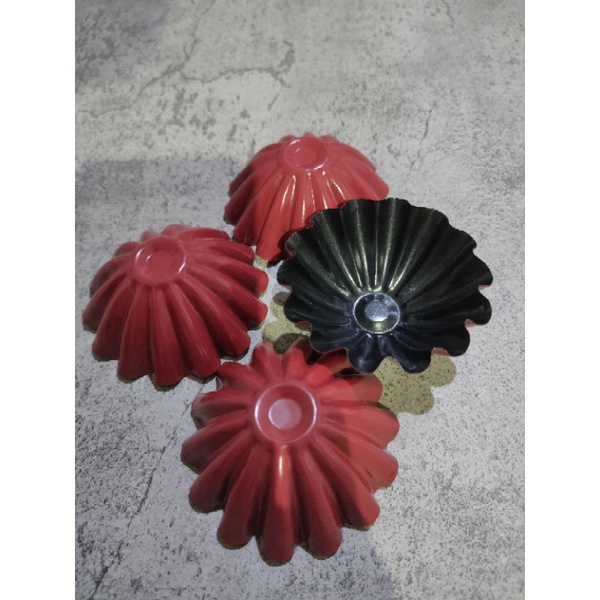 CETAKAN TART / PIE - KODE FLOWER RED