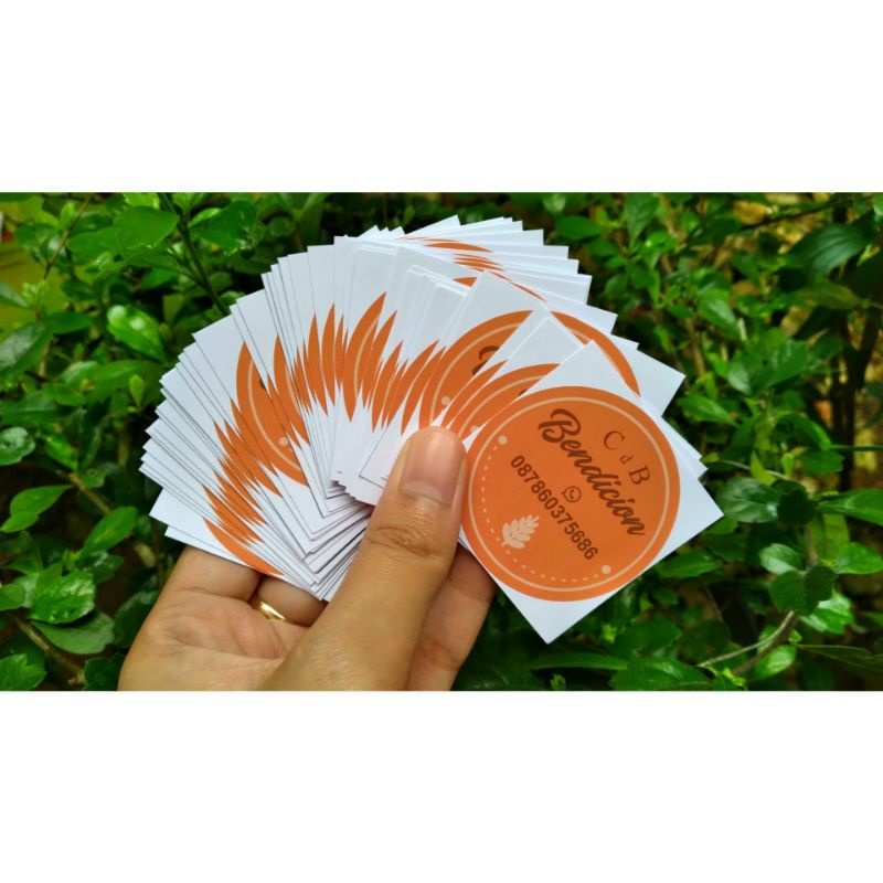 

(1 Pcs) Sticker Chromo Label Produk 5x5cm