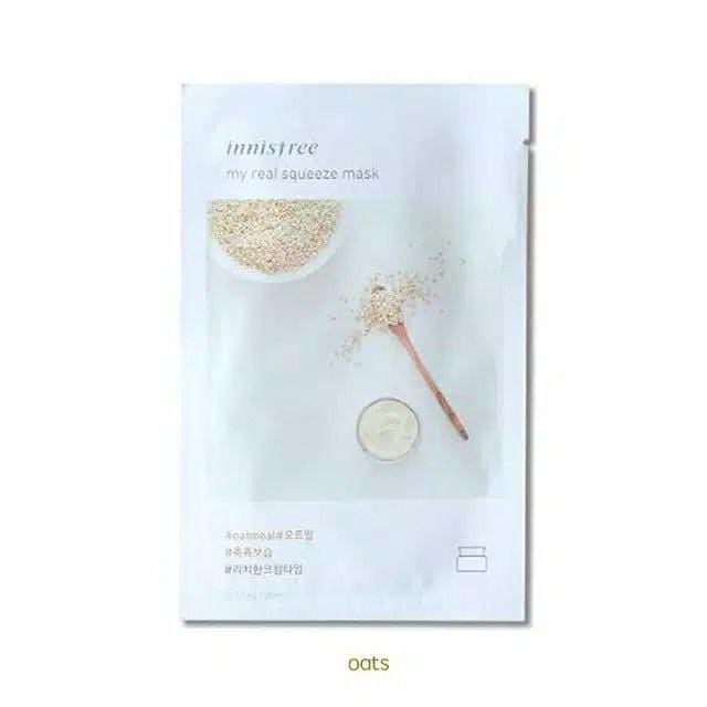 PROMO!! Innisfree Sheet Mask My Real Squeeze Baca Discla Wajah Masker Muka Korea