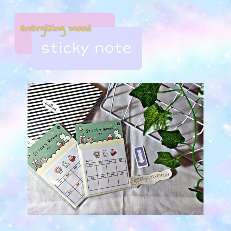 

Sticky Memo Weekly Plan untuk sekolah/agenda/perkantoran dll