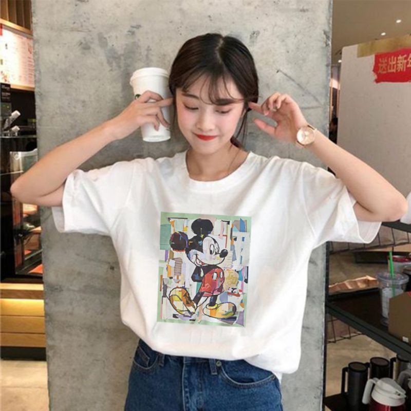 T-SHIRT OVERSIZE MiCKEY CARTOON KAOS DEWASA