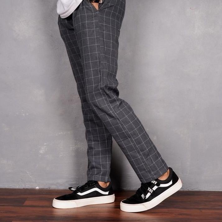 Mall/5.5 Brand/Termurah dan terbaik >>/TERLARIS BRANDS FESTIVAL/5.5 F⚡ASH SALE Celana Tartan Pria Ri
